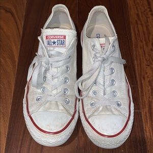 White Low Top Converse